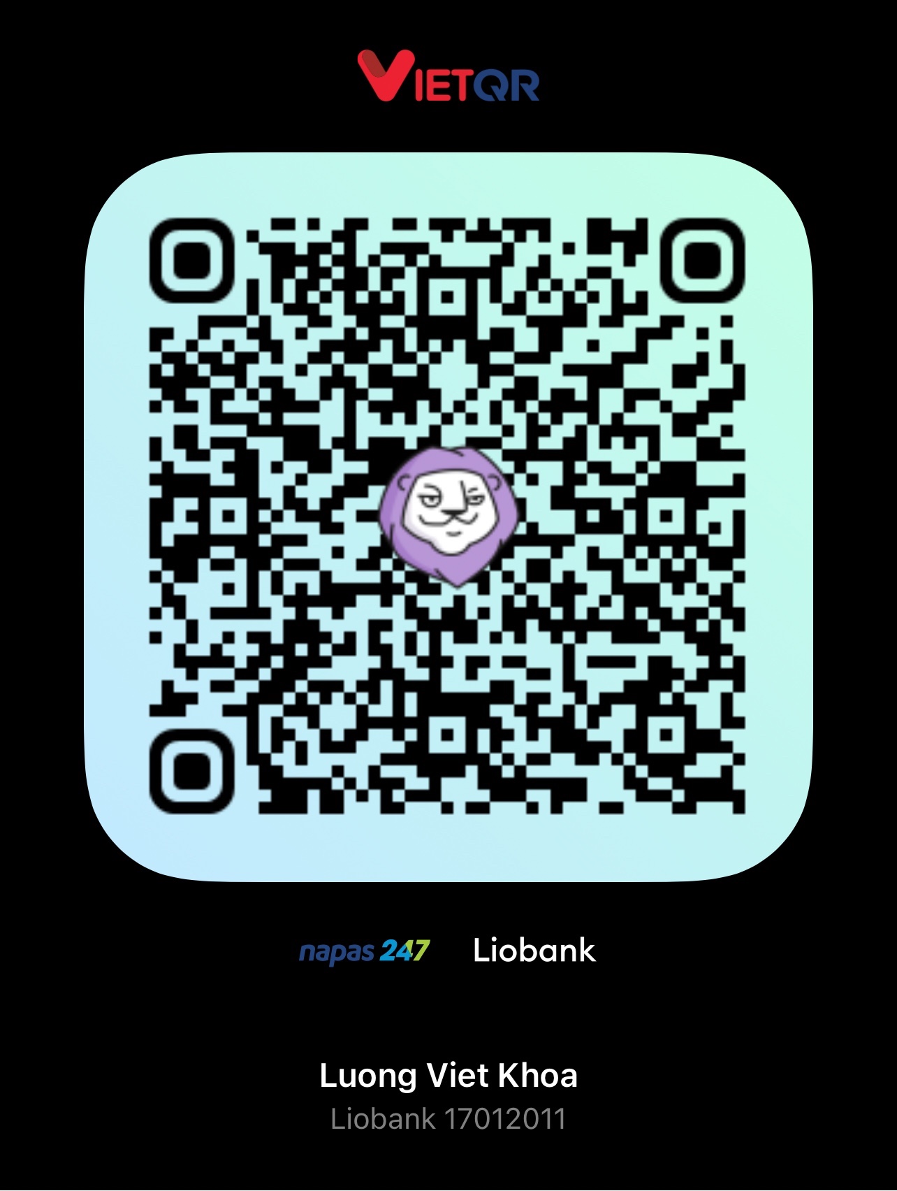 QR ủng hộ LuViK